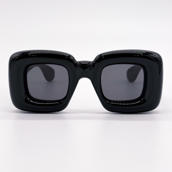 NEW LOEWE UNISEX BLACK SUNGLASSES LOEWE LW40098I 01A - Picture 3 of 13